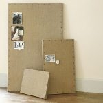 Desks + Bulletin Boards + Burlap