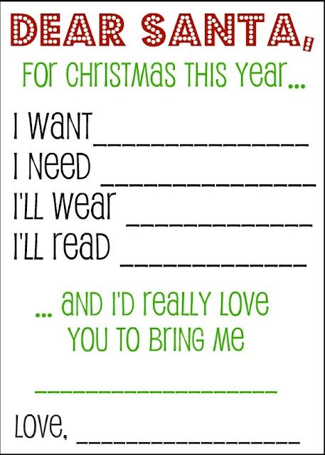 dear-santa The Simple Proof Holiday Ideas | Getting Organized for the Holidays