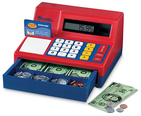cash-register a bowl full of simple
