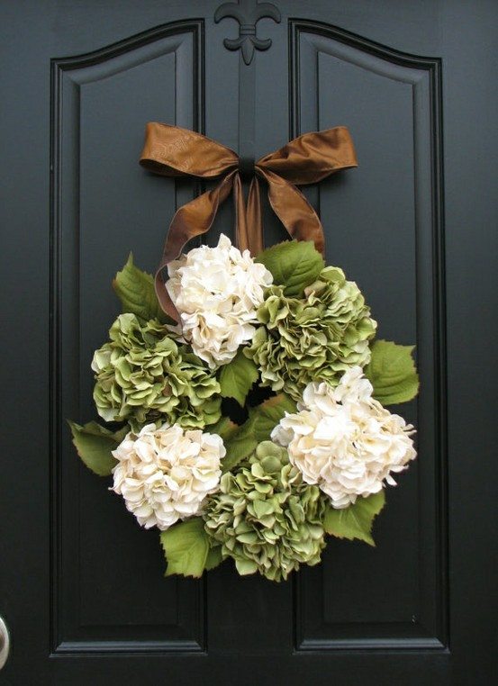 hydrangea-wreath a bowl full of simple