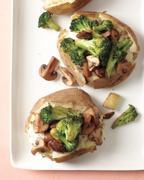 baked-potato a bowl full of simple