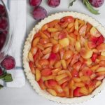 Plum Tart with Almond Shortbread Crust {gluten-free}