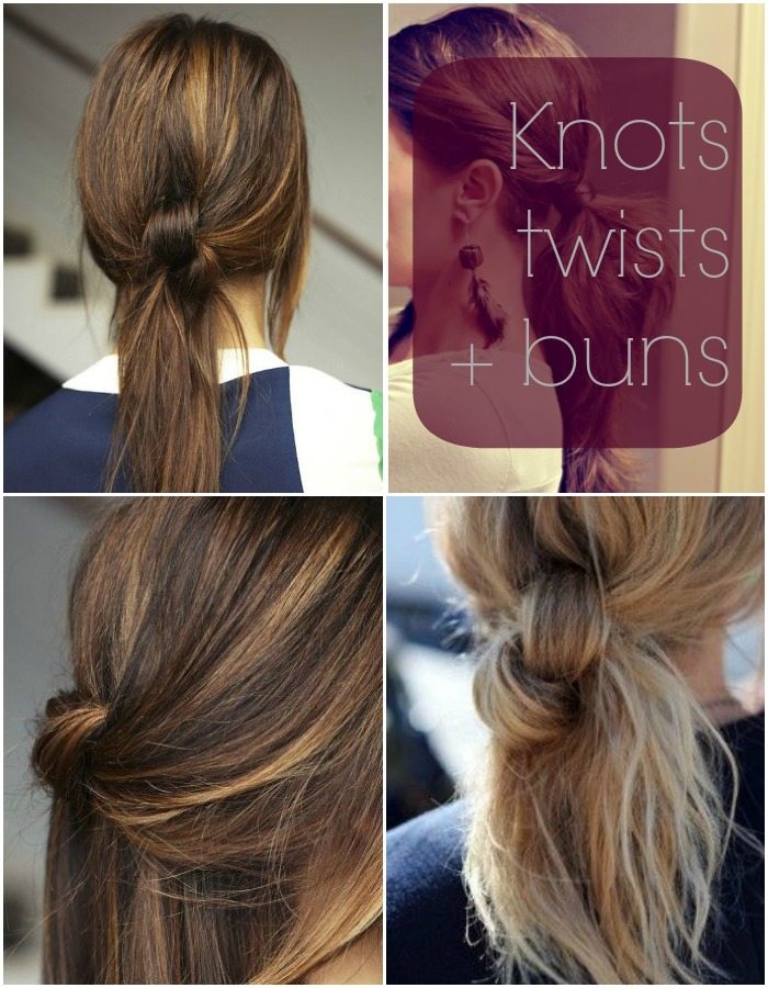 knots twists and buns for long hair a bowl full of simple