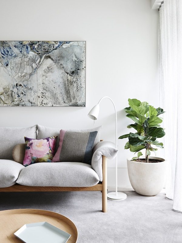 clutter free living space a bowl full of simple