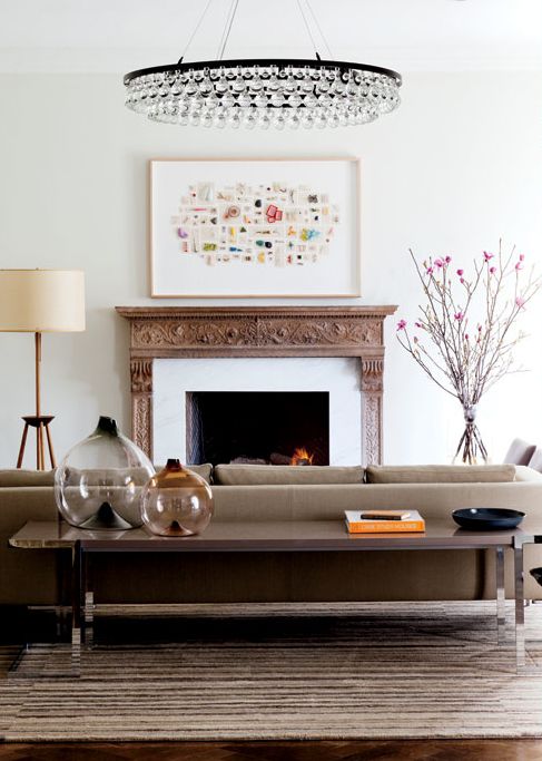 living room chandelier