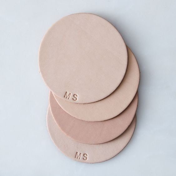 Leather Coasters | The Simple Proof Shop